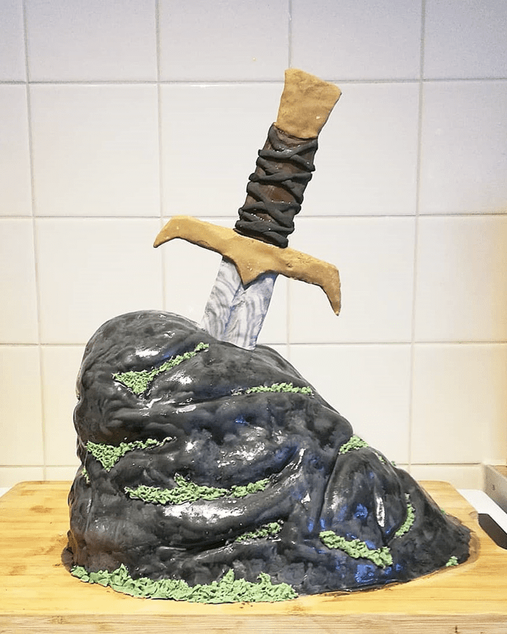 Stunning The Sword in the Stone Cake