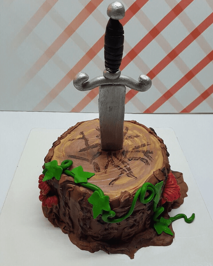 Wonderful The Sword in the Stone Cake Design