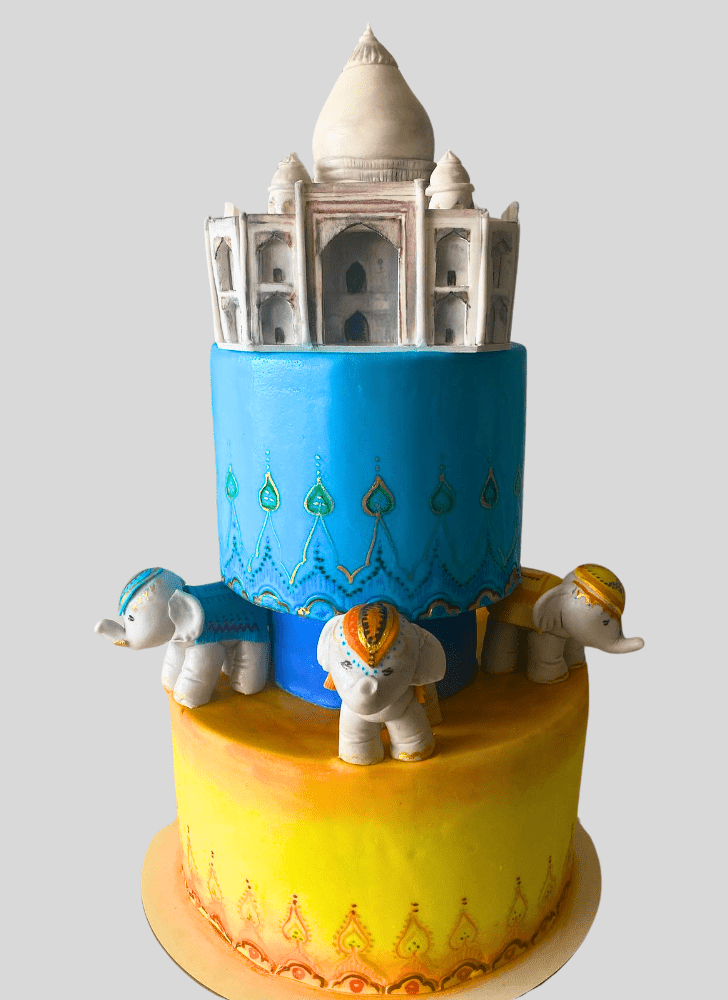 Adorable Taj Mahal Cake