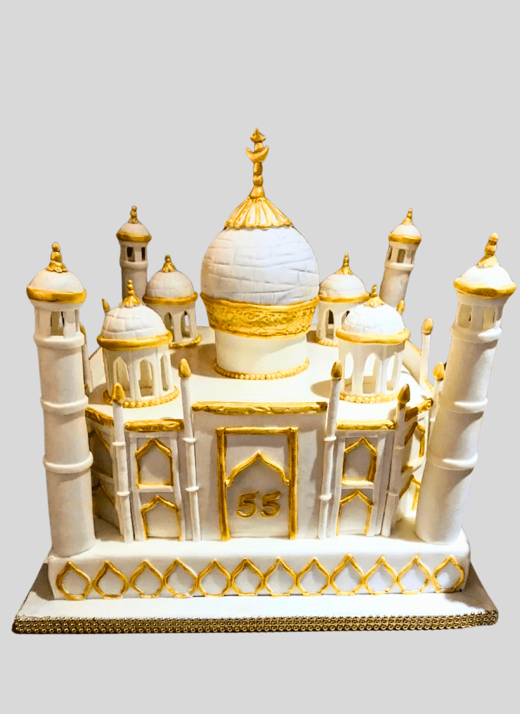 Inviting Taj Mahal Cake