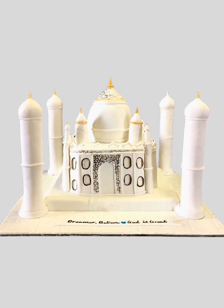 Pleasing Taj Mahal Cake