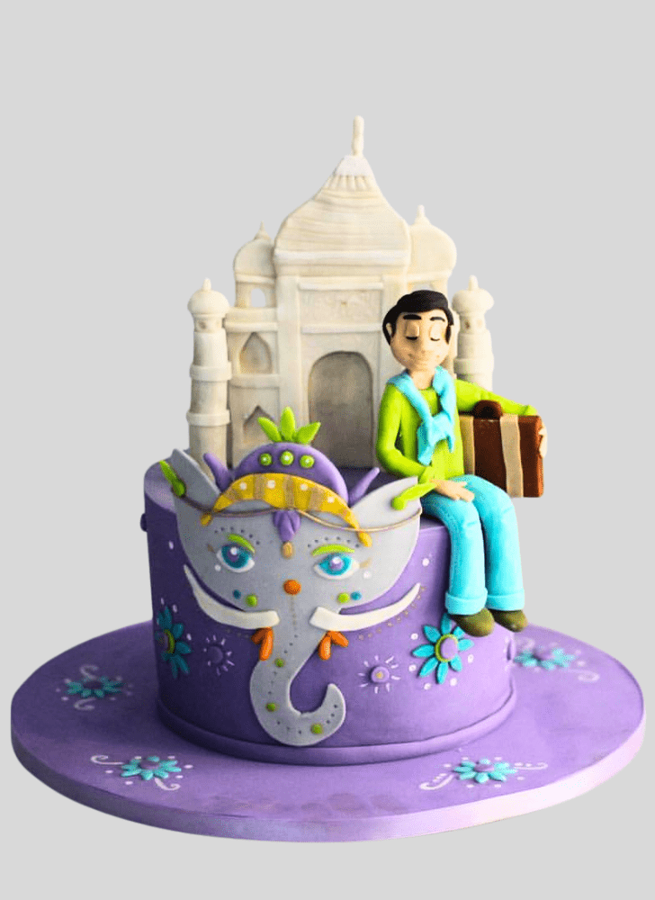 Shapely Taj Mahal Cake