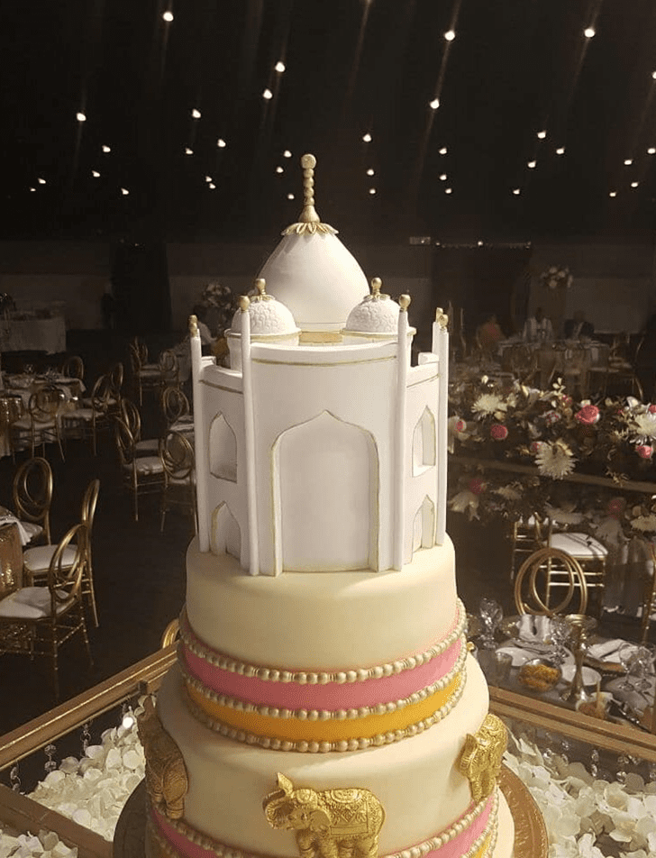 Alluring Taj Mahal Cake