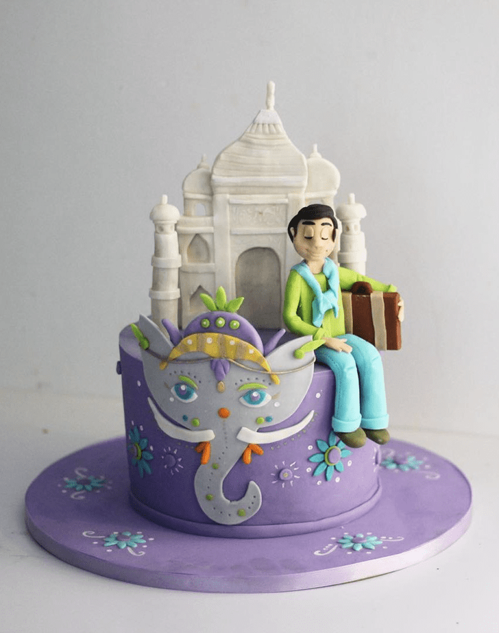 Enthralling Taj Mahal Cake