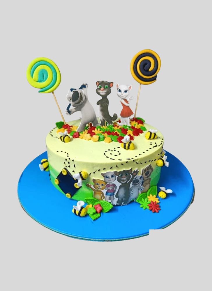 Alluring Talking Tom Cake