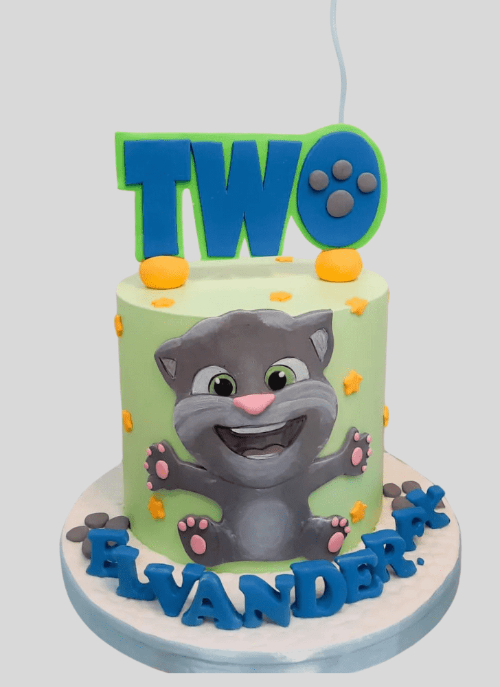 Delicate Talking Tom Cake