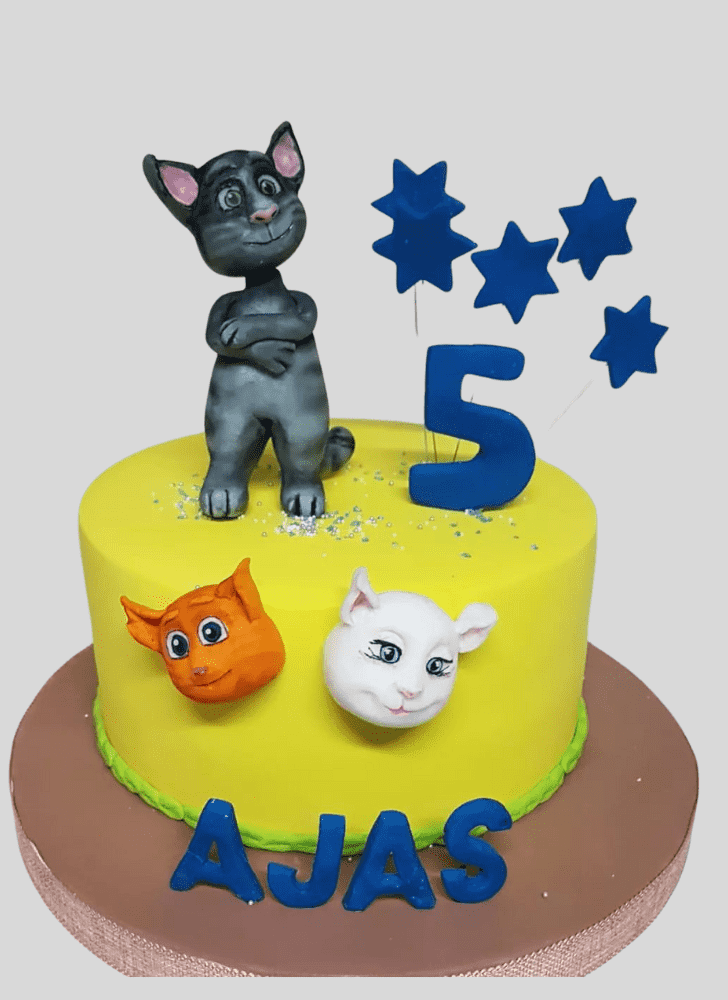 Elegant Talking Tom Cake