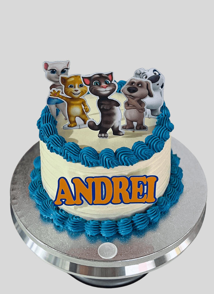 Gorgeous Talking Tom Cake