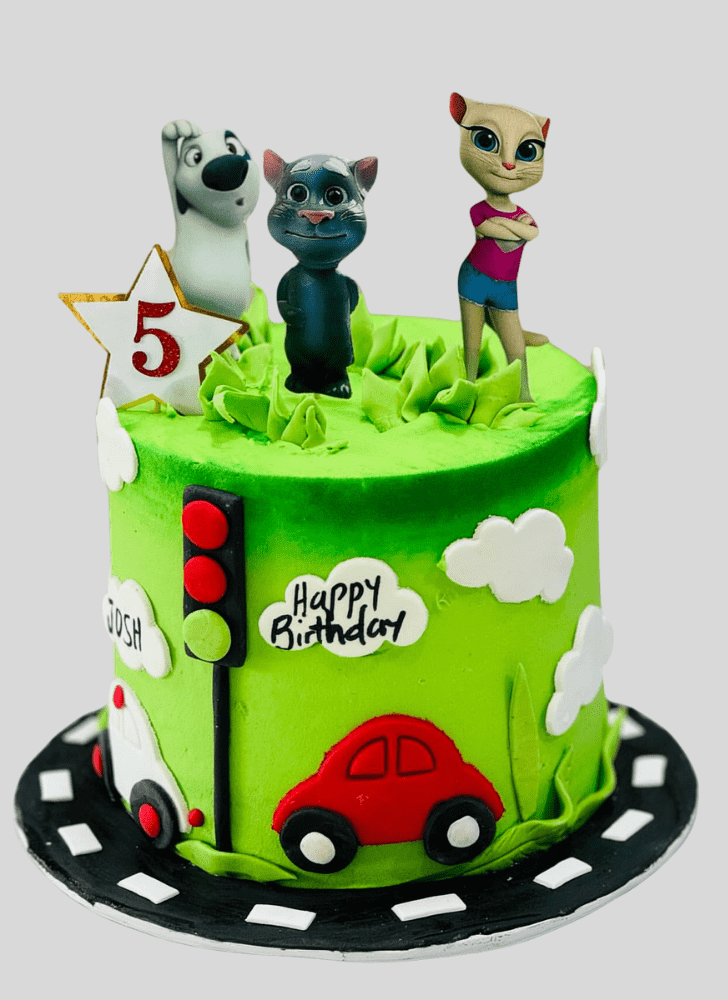 Graceful Talking Tom Cake