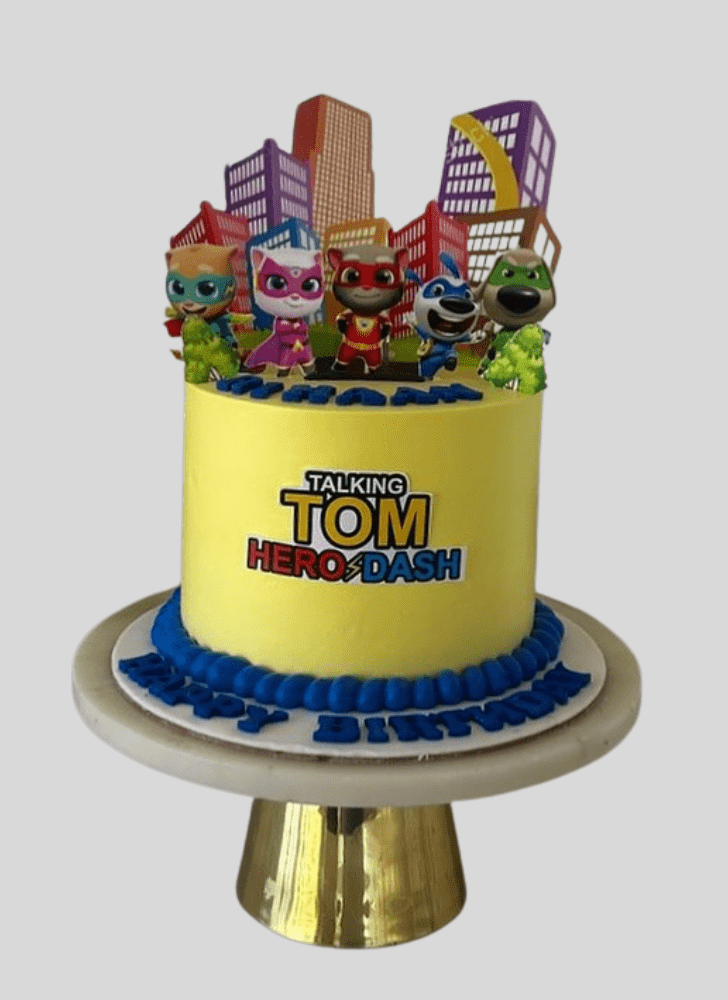 Handsome Talking Tom Cake