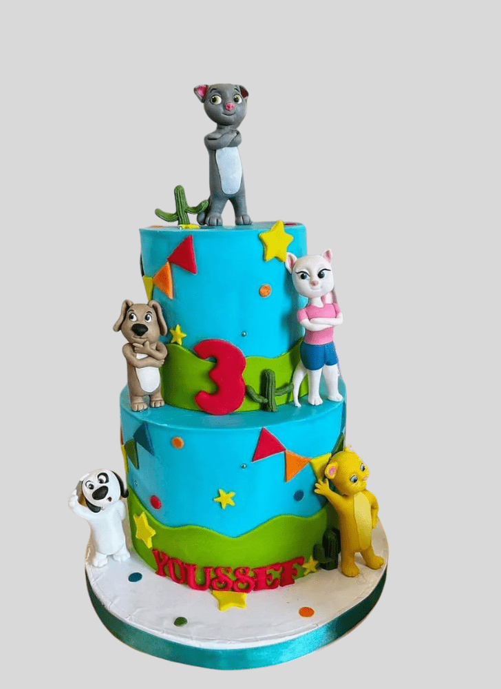 Mesmeric Talking Tom Cake