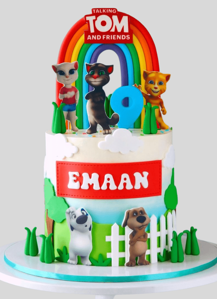 Splendid Talking Tom Cake