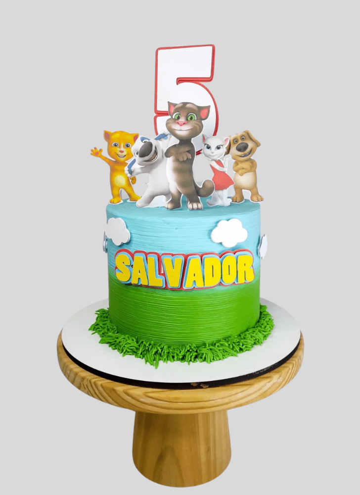 Stunning Talking Tom Cake