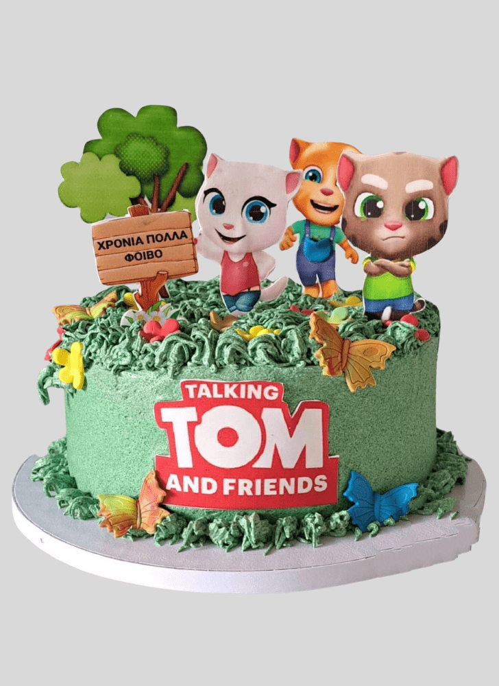 Superb Talking Tom Cake