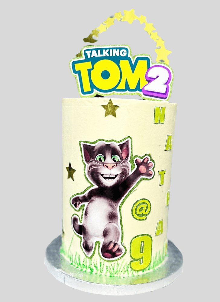 Wonderful Talking Tom Cake Design