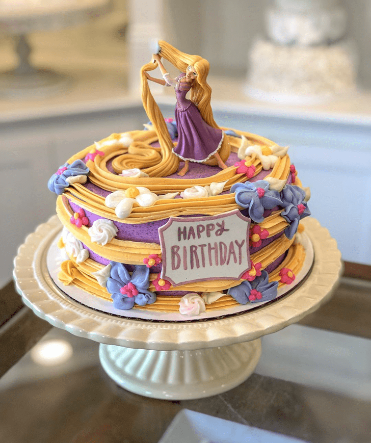 Divine Tangled Cake