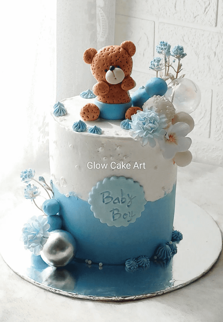 Dazzling Teddy Bear Cake