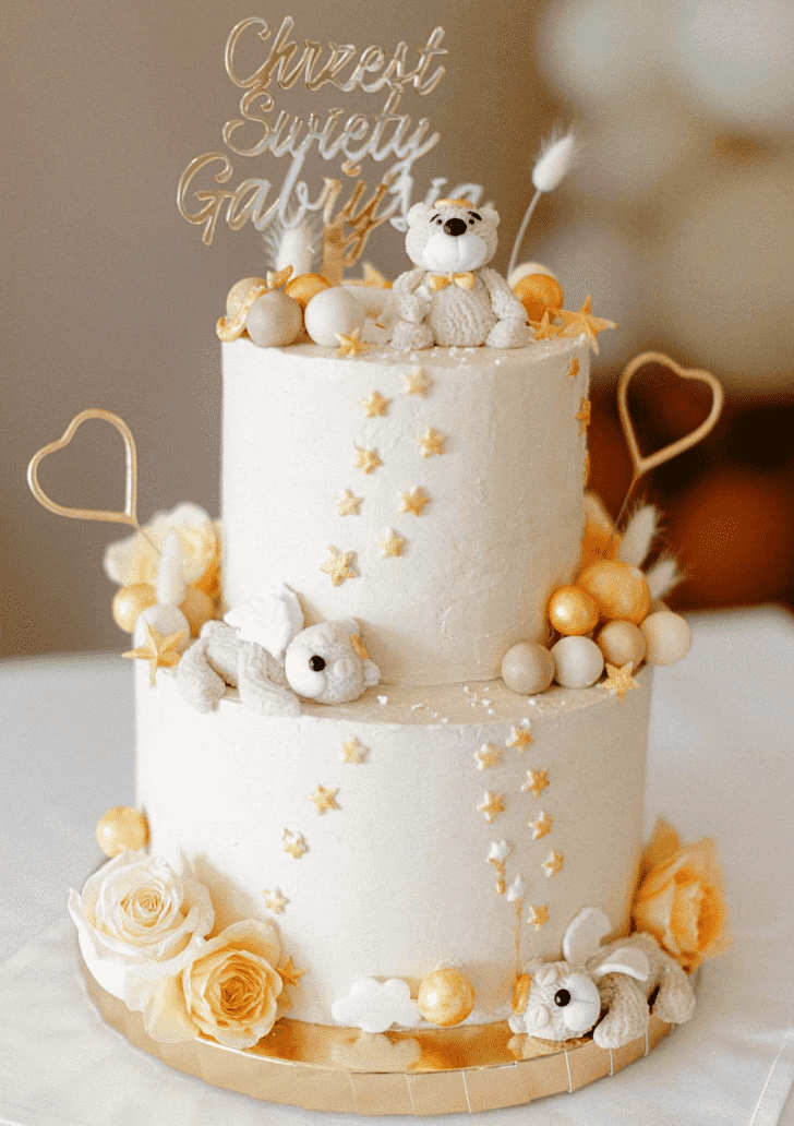 Lovely Teddy Bear Cake Design