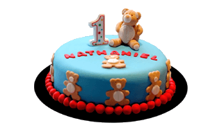 Teddy Cake Design Image