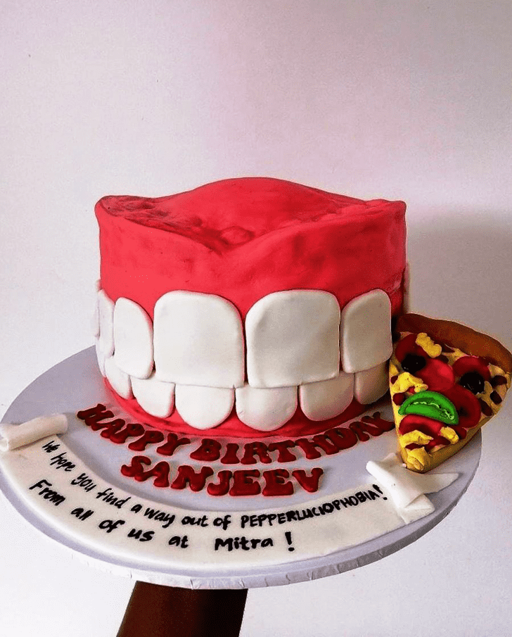 Comely Teeth Cake