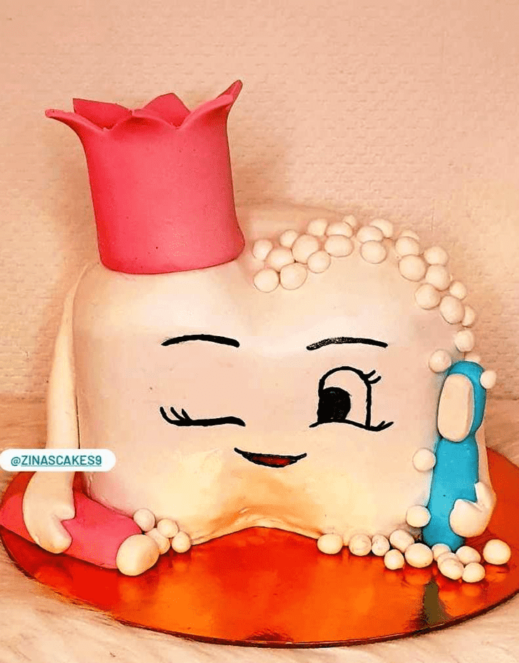 Mesmeric Teeth Cake