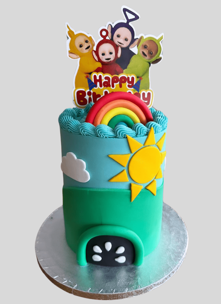 Delicate Teletubbies Cake