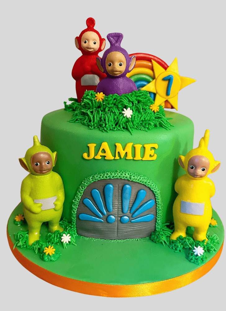 Lovely Teletubbies Cake Design