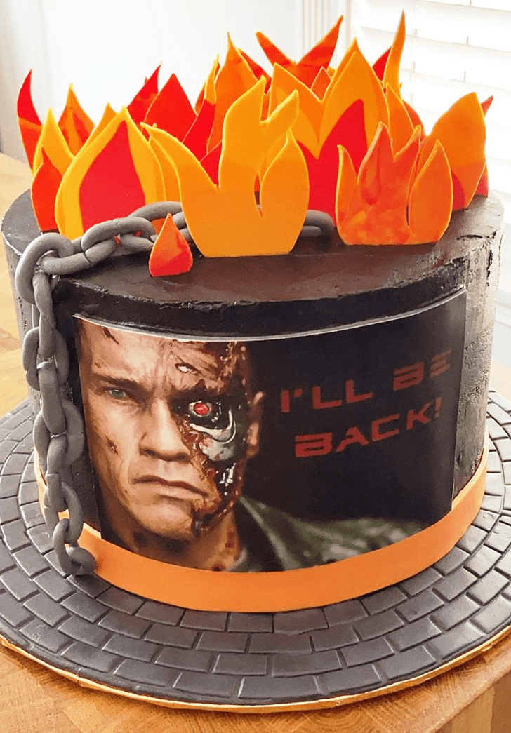 Delightful The Terminator Cake