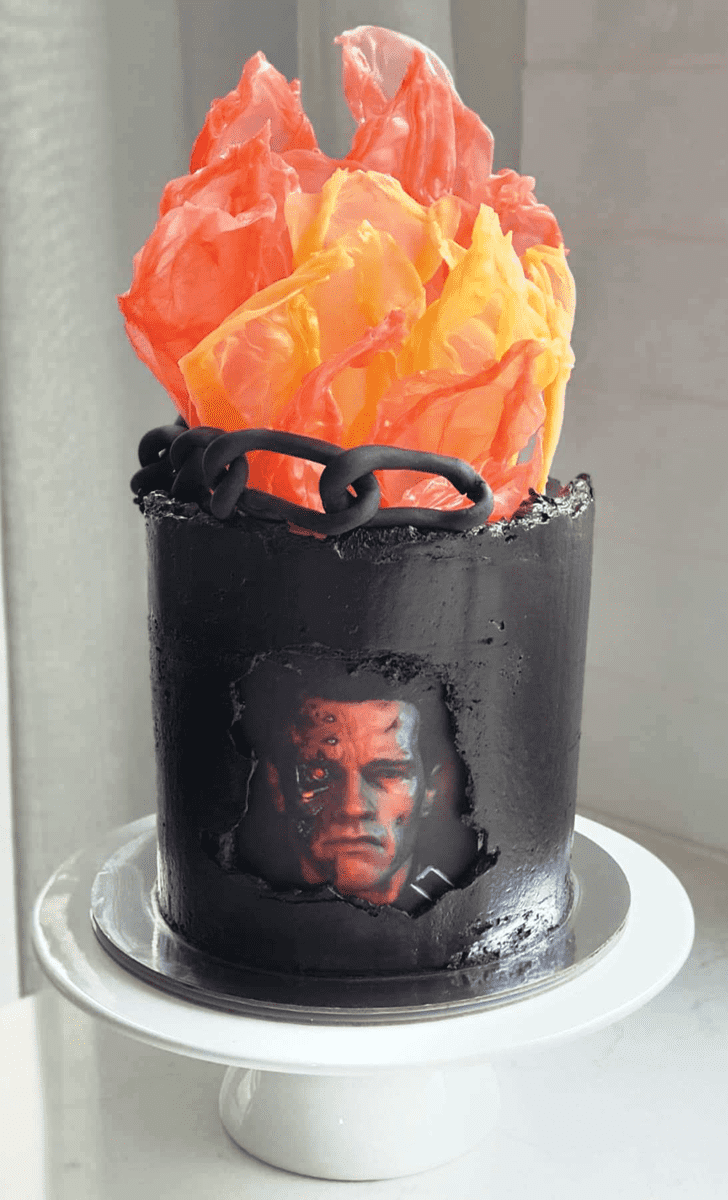 Lovely The Terminator Cake Design