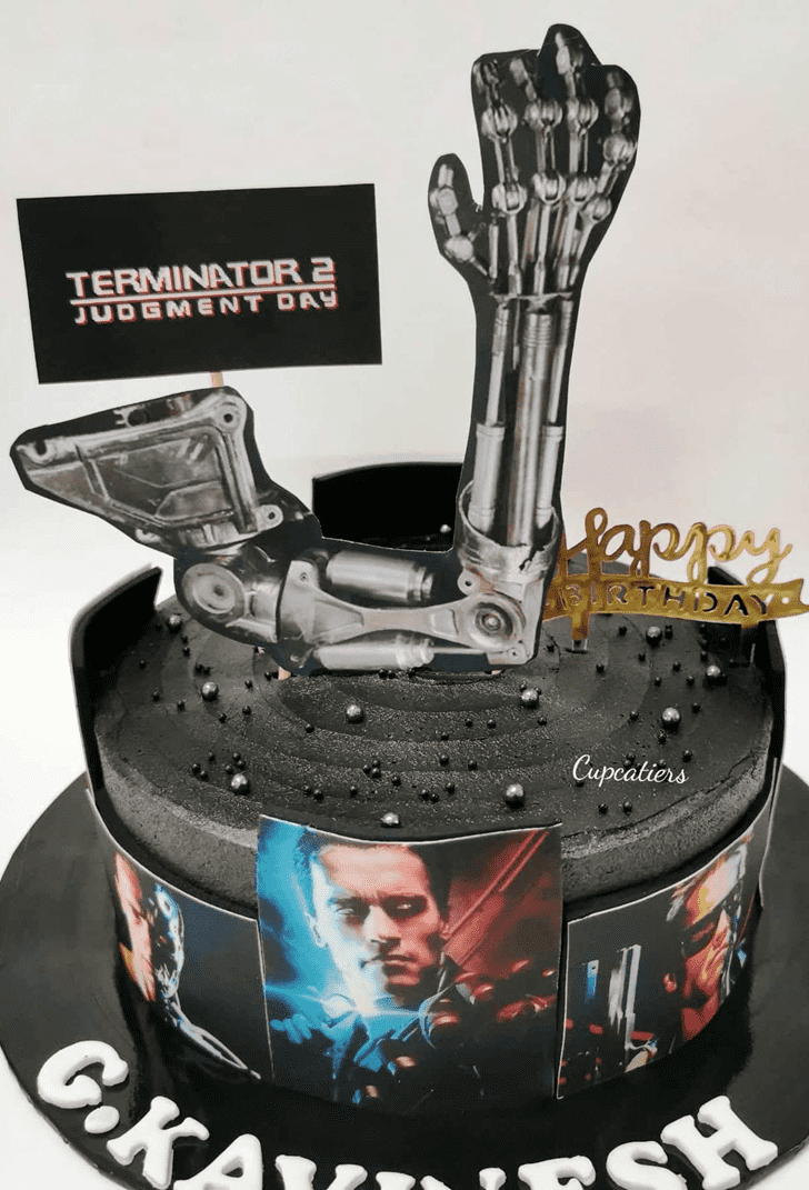 Pleasing The Terminator Cake