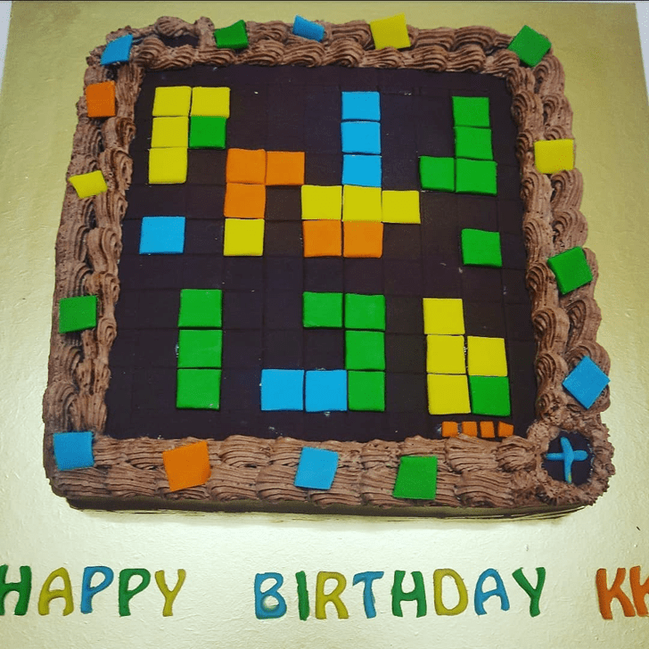 Adorable Tetris Cake