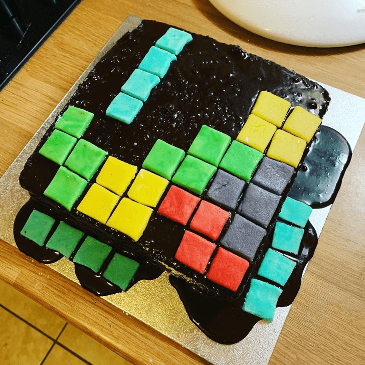 Appealing Tetris Cake