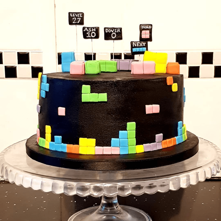 Bewitching Tetris Cake