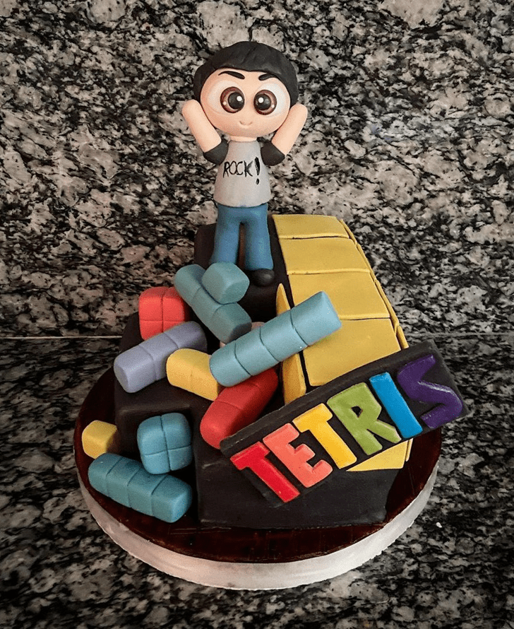 Comely Tetris Cake