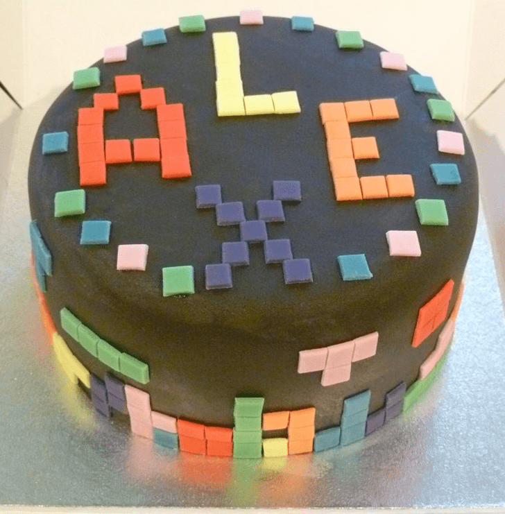 Dazzling Tetris Cake