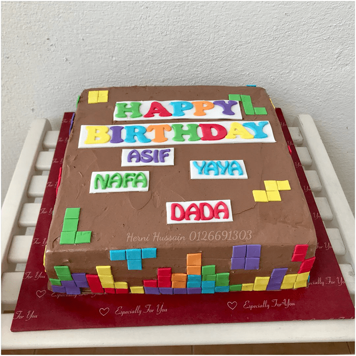 Fascinating Tetris Cake