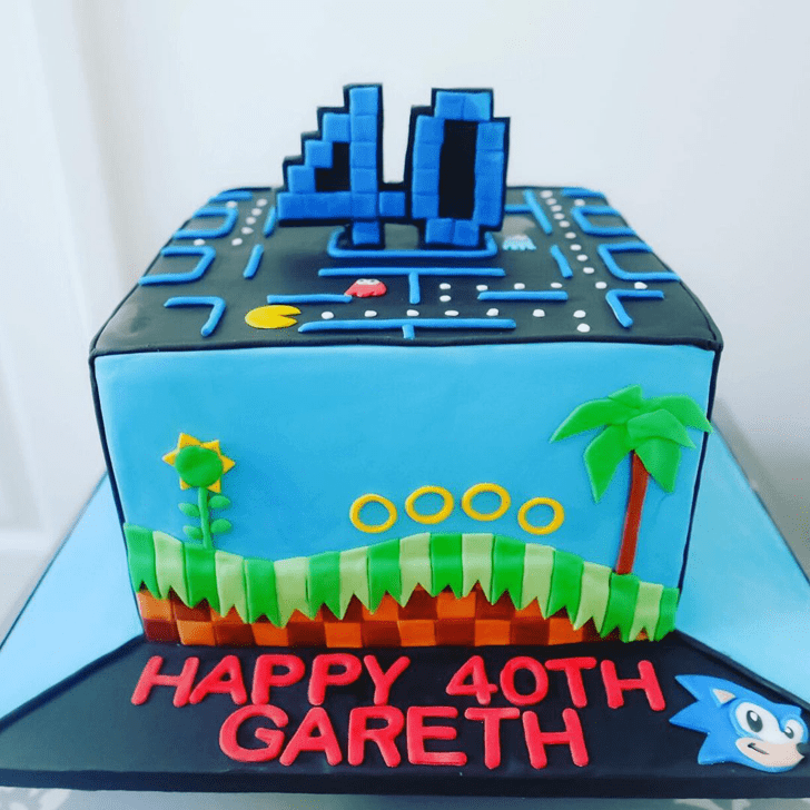 Shapely Tetris Cake