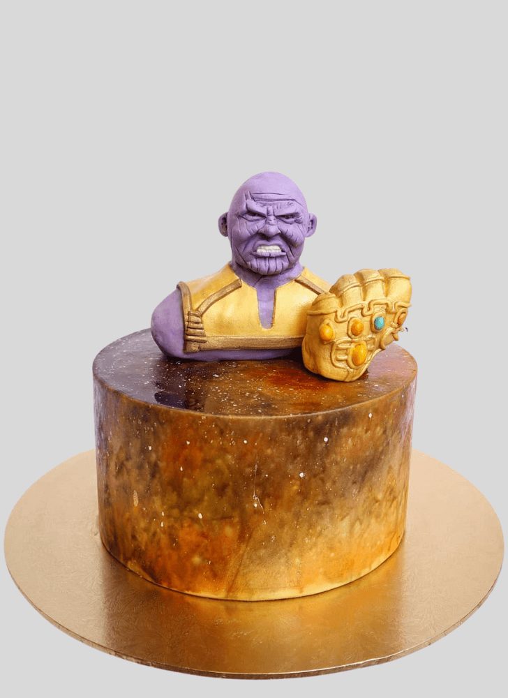 Admirable Thanos Cake Design