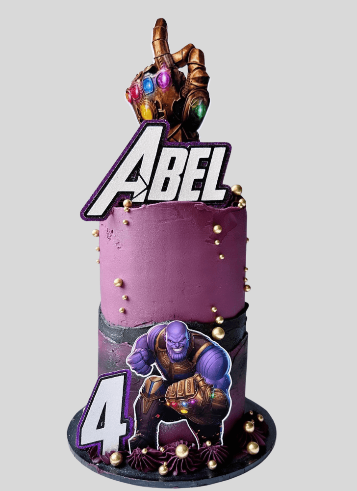 Comely Thanos Cake