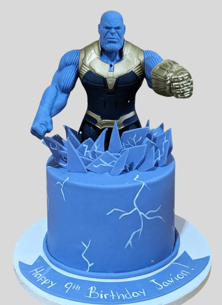 Dazzling Thanos Cake