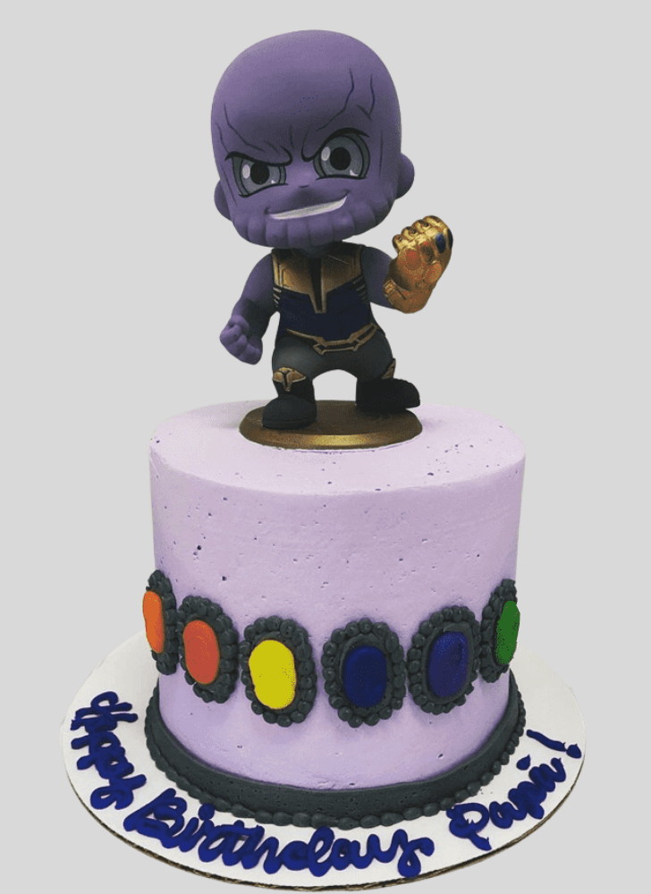 Inviting Thanos Cake