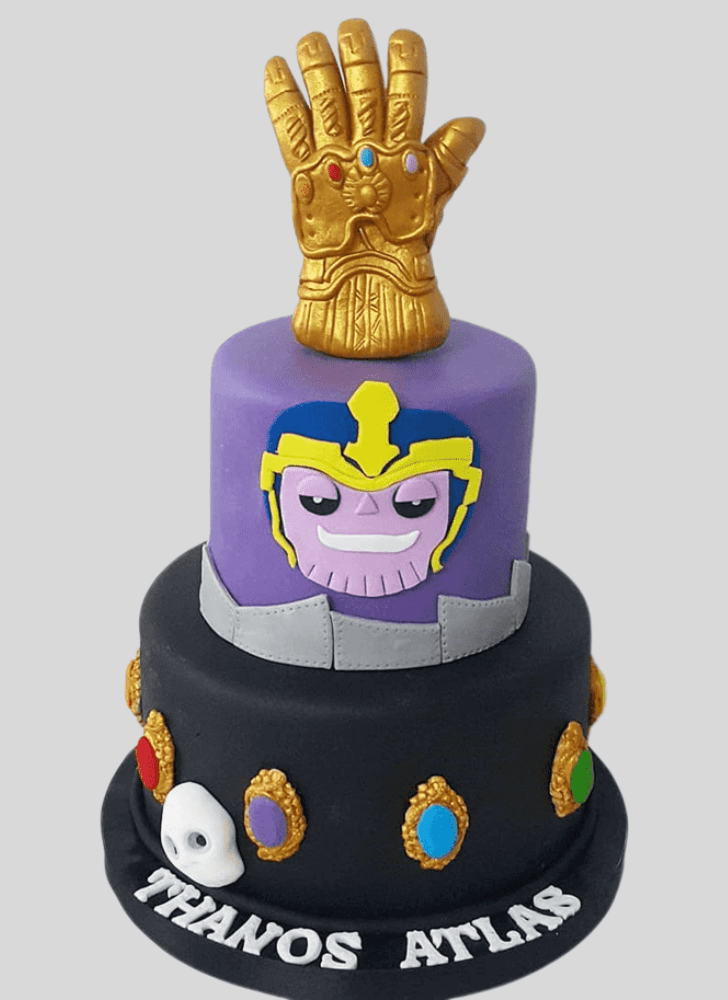 Lovely Thanos Cake Design