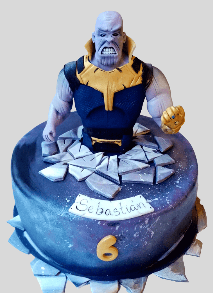 Mesmeric Thanos Cake