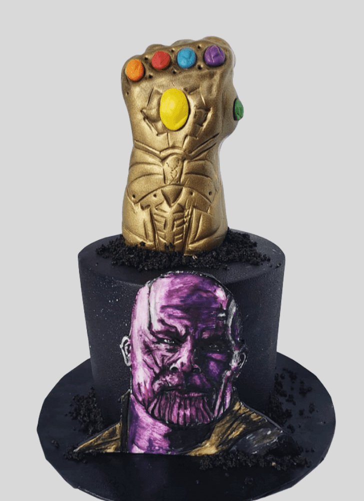 Pretty Thanos Cake