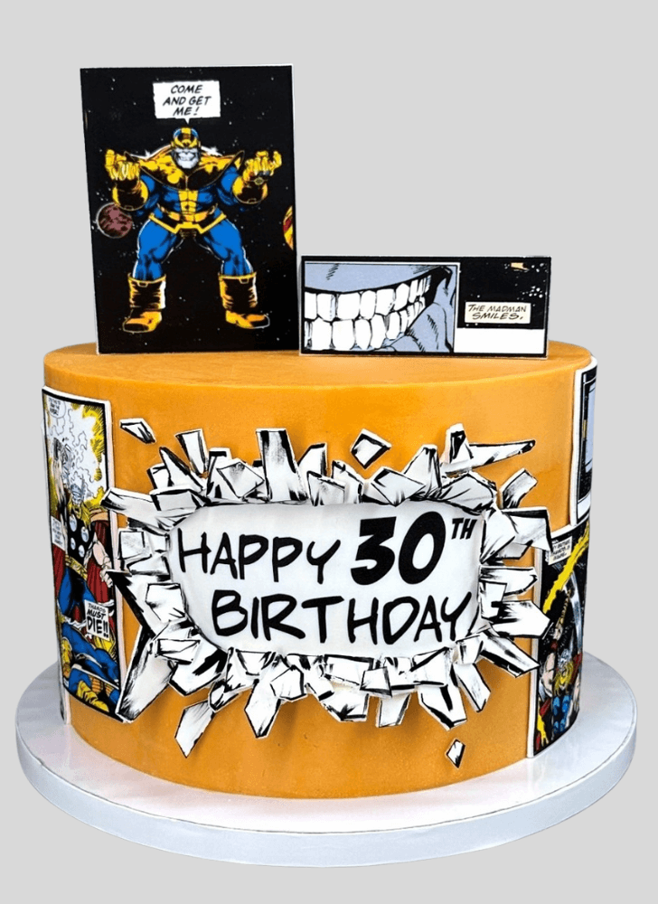 Superb Thanos Cake