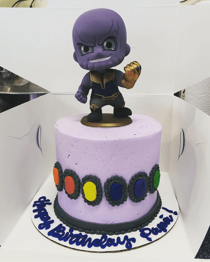 Angelic Thanos Cake