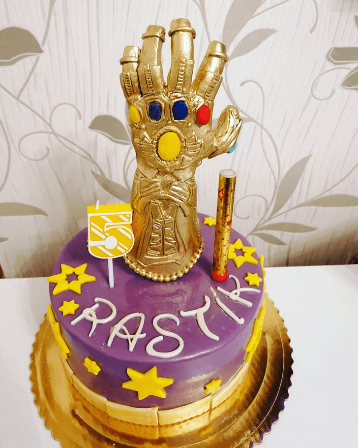 Charming Thanos Cake
