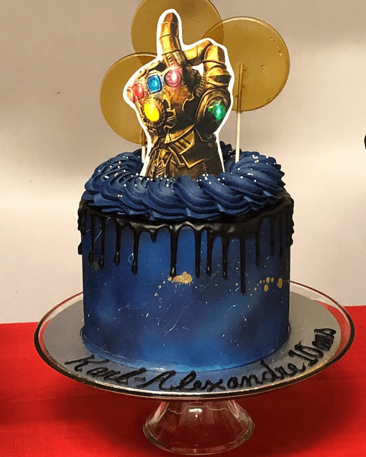 Enticing Thanos Cake