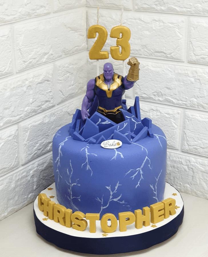 Good Looking Thanos Cake