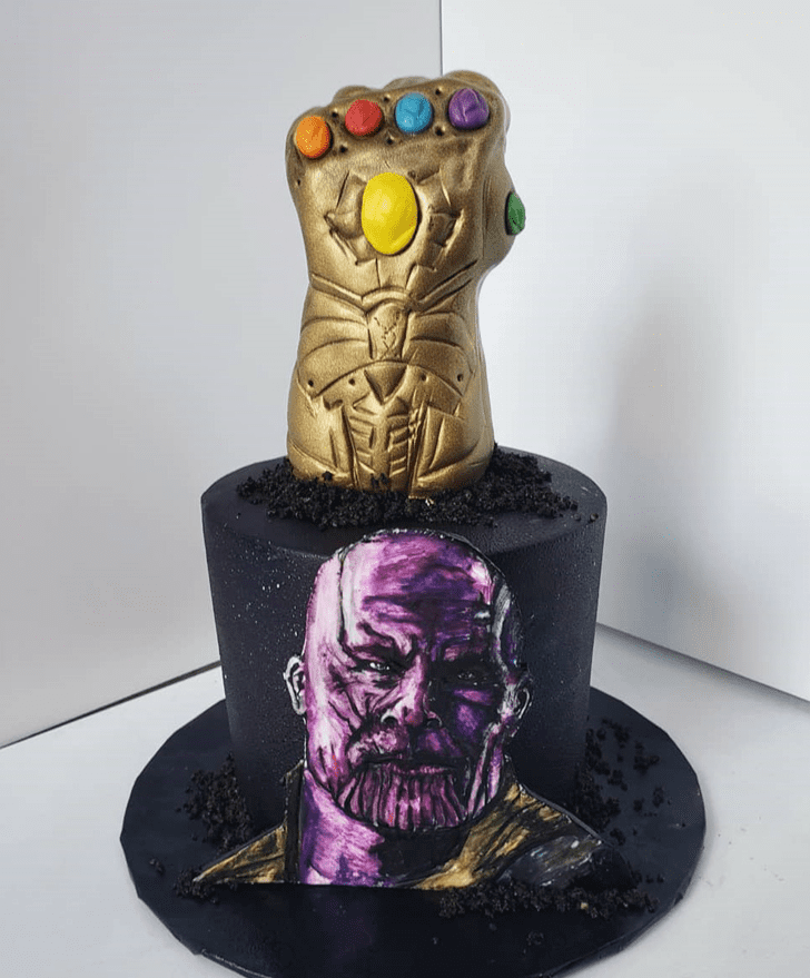 Gorgeous Thanos Cake